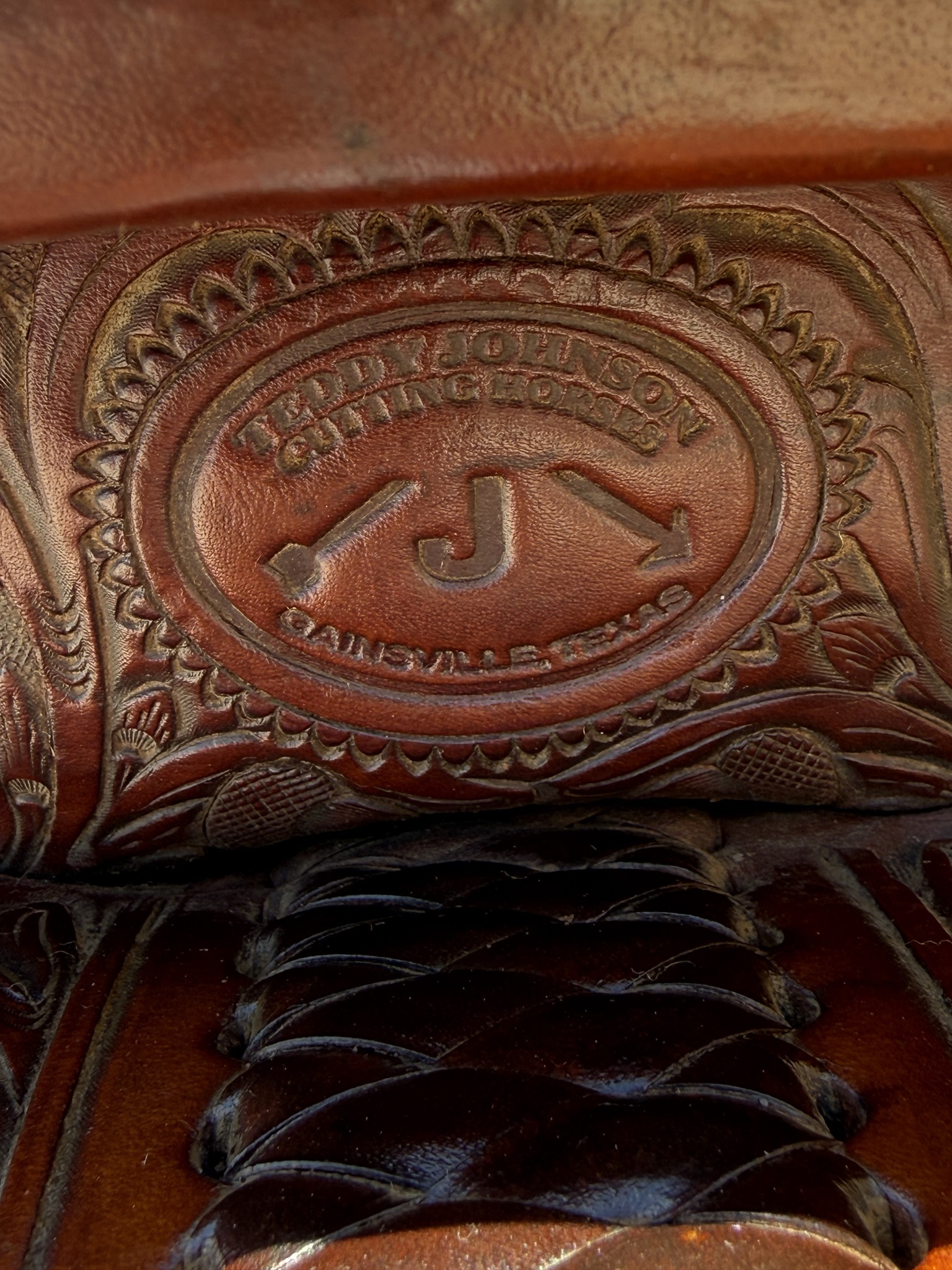 teddy johnson cutter 16 brand stamp